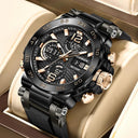 LIGE Men's Ultimate Multi-Function Sports Watch Powerhouse of Style