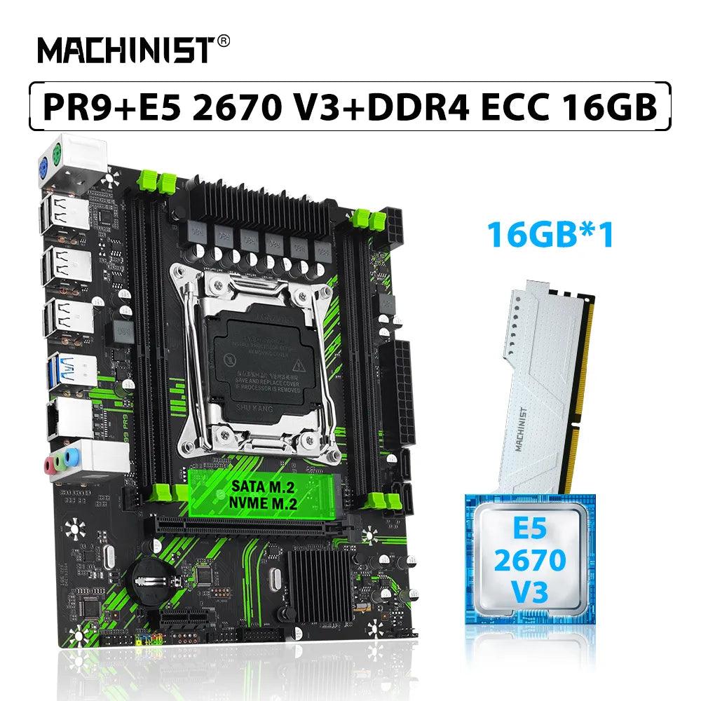 MACHINIST X99 PR9 Combo: Ultimate Computing Power  ourlum.com United State Motherboard+CPU+RAM 