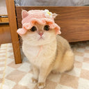 Decoration Cute Flower Cat Hat Funny Cosplay Headgear Pet