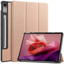  Tab P12 Tri-Fold Magnetic Cover for Xiaoxin: Stylish Protection & Stand功能  ourlum.com Rose gold Tab P12 2023 12.7 