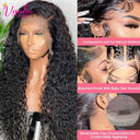 Brazilian Water Wave Lace Front Wig - Premium Remy Hair