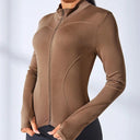 Performance-Enhancing Women's Slim Fit Training Jacket for Yoga, Running, and Sports  ourlum.com   