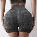 High Waisted Seamless Women's Yoga Shorts with Butt Lifting Scrunch