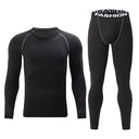 Men's 2-Piece Thermal Long Sleeve Athletic Set for Fall