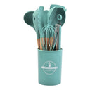 12-Piece Heat-Resistant Silicone Kitchen Utensils Set