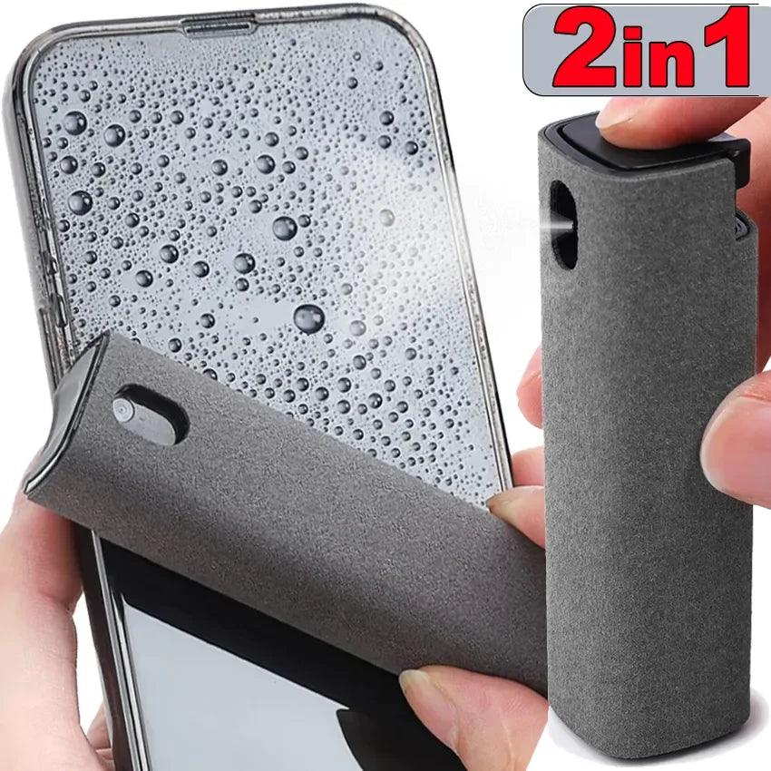 Multi-Purpose Microfiber Screen Cleaner Spray for Electronic Devices and Glasses  ourlum.com   