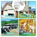 8MP Outdoor Security Camera: Auto Tracking & 4K Surveillance  ourlum.com   