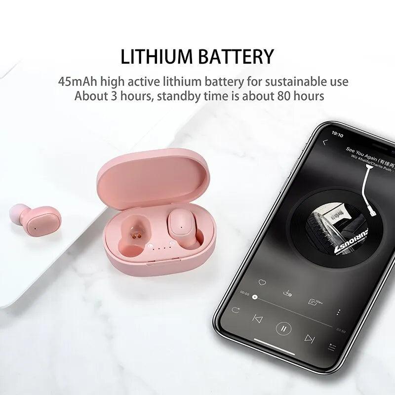 Wireless Sport Earbuds with Stereo Sound and Easy Operation - Compatible with Xiaomi, Huawei, iPhone  ourlum.com   