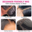 Luxurious Brazilian Straight HD Lace Wig for Perfect Fit