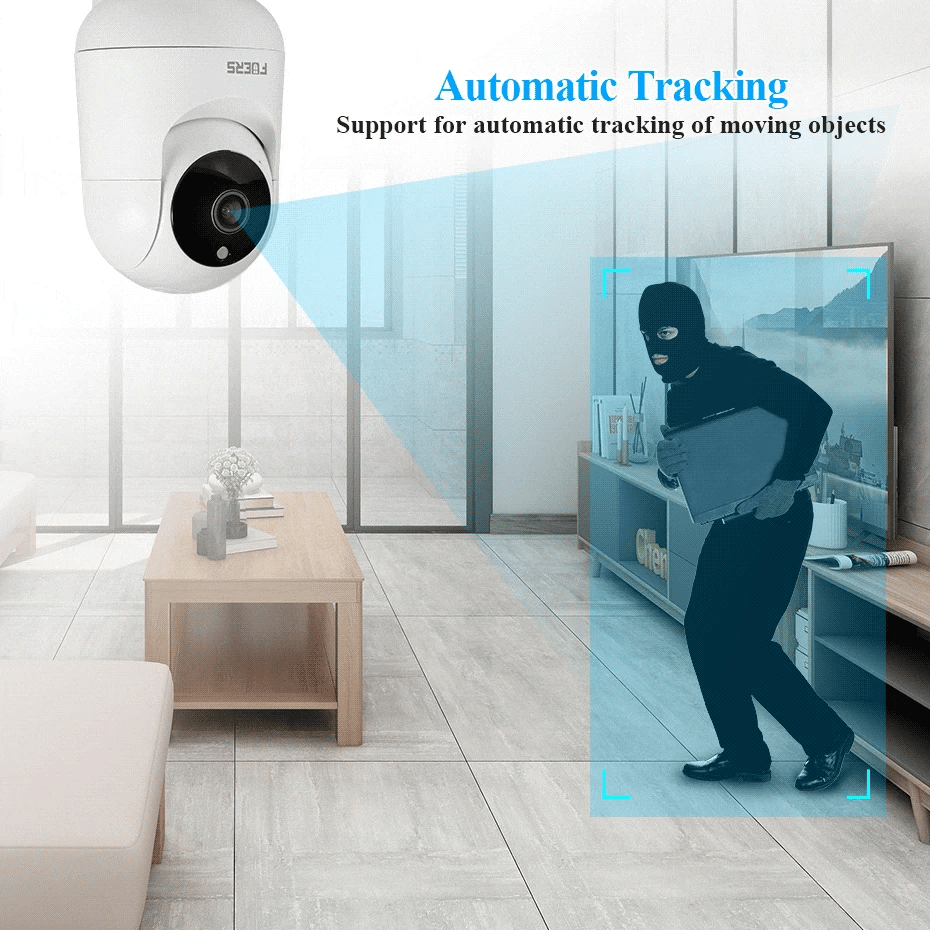 Fuers Smart Home Security Camera: AI Detection, Color Night Vision, Motion Tracking  ourlum.com   