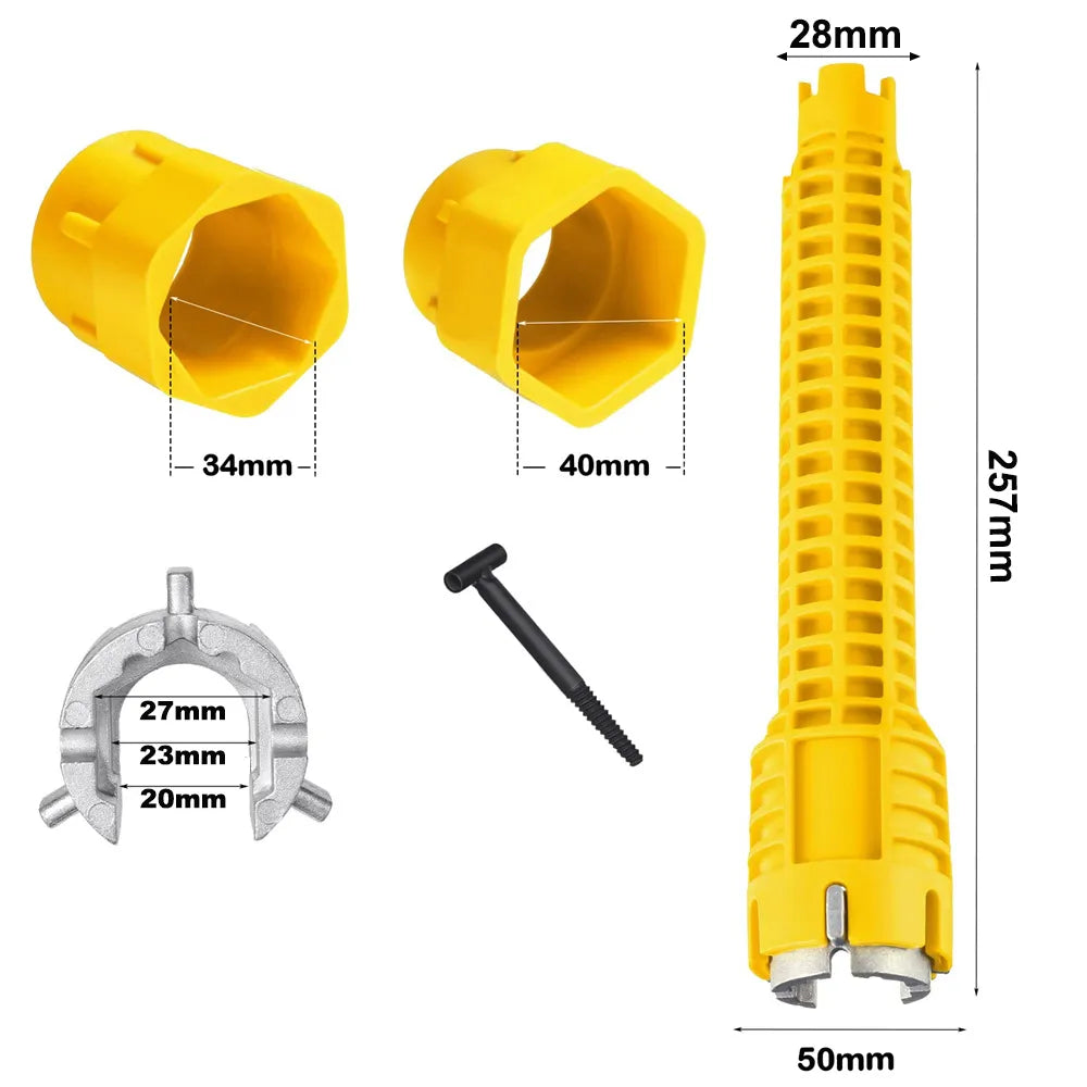 Sink Wrench Tool Set: Multi-Functional Plumbing Repair Kit  ourlum.com   