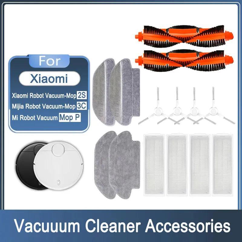 Replacement Filter and Brush Set for Xiaomi Robot Vacuum Mop - Compatible with Mi Robot Vacuum Models - High-Quality Accessories for Efficient Cleaning  ourlum.com   