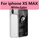 Xilecaly Battery Case For iPhone 15 Pro Max 13 14 Pro 12 Mini Power Bank Charging Charger Cover for iPhone XS Max XR 6s 7 8 Plus  ourlum.com White For XS MAX CN 