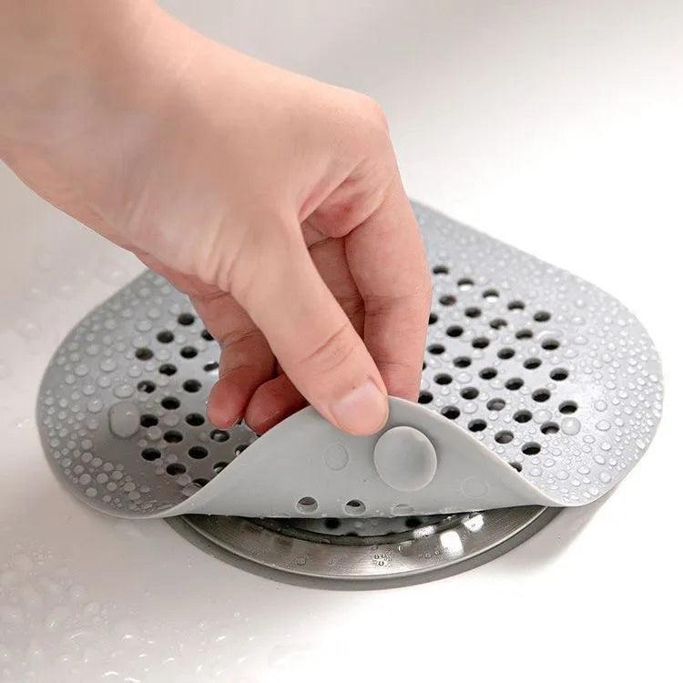 Hair Catcher Drain Stopper with Powerful Suction Cups - Premium TPR Material  ourlum.com   