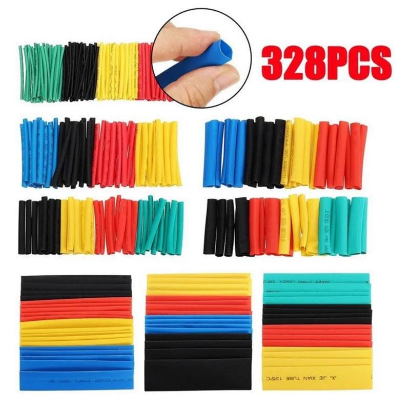 Heat Shrink Tube Set with 300W Hot Air Gun - Comprehensive Wire Protection Kit  ourlum.com   