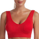 Comfortable and Stylish Seamless Plus Size Bralette for Women - Lum Lum Branded Lingerie  Our Lum Red CHINA 4XL