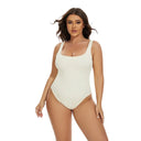 GUUDIA Seamless Tummy Control Bodysuit with Open Crotch for Effortless Shaping