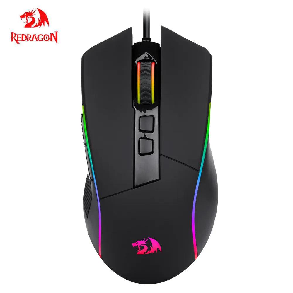 REDRAGON Lonewolf RGB Gaming Mouse: Precision USB Gamer with Programmable Buttons  ourlum.com Default Title  