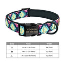 Engraved Nylon Pet ID Collar with Nameplate for Dogs: Personalized Safety Tag Collar  ourlum.com 231PI S 