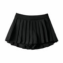 Vintage Pleated Mini Skirts Stylish Korean Tennis Fashionista