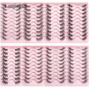 Wispy Faux Mink Half Lashes for Eye Enhancement Comfort