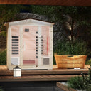 Luxury 2-4 Person Steam Sauna with 2300W Heater Home