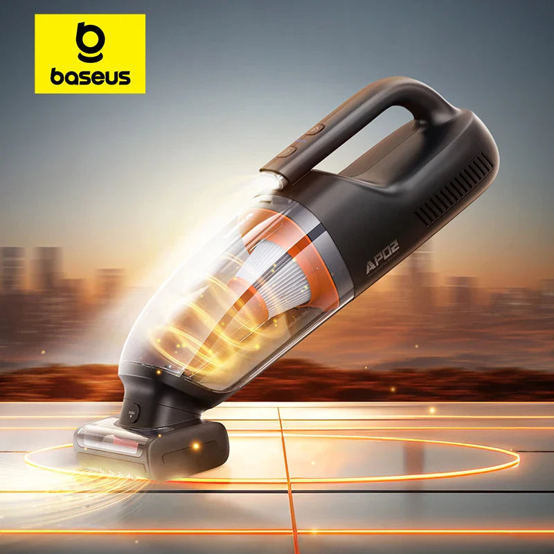 Baseus Pet Hair Car Vacuum Cleaner: Powerful Cordless Auto Vacuum with LED Light  ourlum.com   