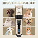 Cordless Pet Hair Clippers Professional Grooming Kit