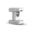 Hot Sale Silver Plated Color Letter Charm Beads for Women