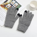 Autumn And Winter Gloves Plus Fleece Touch Screen Warm Gloves