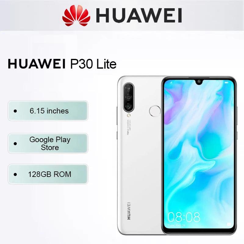 HUAWEI P30 Lite - Unlocked 6.15" Android Smartphone with 128GB Storage, 24MP Triple-Camera, and Fast Charging