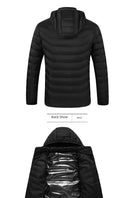 Smart Charging Down Cotton Jacket for Stylish Warmth