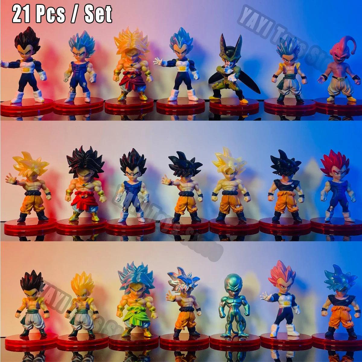 Dragon Ball Z Super Saiyan Son Goku and Friends Action Figurine Set - High-Quality PVC Anime Toy  ourlum.com   