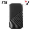  Portable SSD: High-Speed USB for Quick Data Transfer  ourlum.com 8TB black  