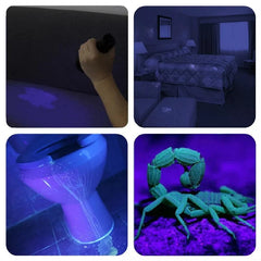 LED UV Blacklight Mini Torch Flashlight for Pet Urine Stains