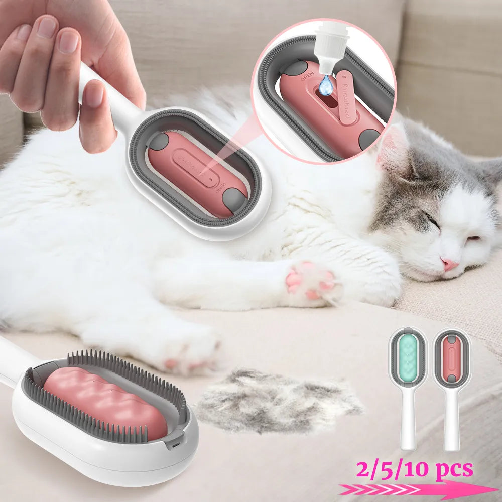 Cats Grooming Comb: Ultimate 2-in-1 Massage Brush for Pet Care  ourlum.com   