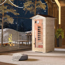 Luxury 2-4 Person Steam Sauna with 2300W Heater Home