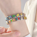 Deluxe Foodie Charm Bracelet Whimsical Food-Themed Jewelry