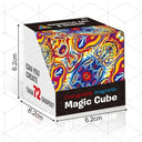 New Geometric Changeable Magnetic Magic Cube Fidget Toy