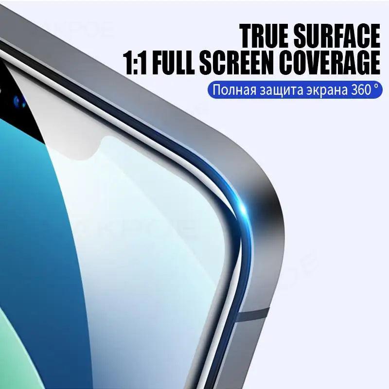 Tempered Glass Screen Protector for Apple iPhone - Ultimate Protection for iPhone 14 Plus, 13 mini, 12, 11 Pro Max, X, XR, XS Max  ourlum.com   
