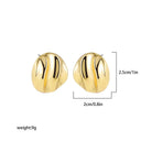 Waterdrop Statement Earrings Chic Stainless Steel Jewelry