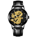 Dragon Fashion Crystal Men's Quartz Watch Stylish Waterproof