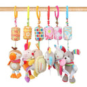 Baby Sensory Hanging Rattles Plush Animals Teether Toy for Babies  ourlum.com   