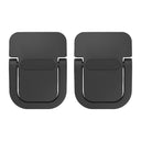 Aluminum Laptop Stand with Adjustable Legs for Macbook, Huawei, Xiaomi - Portable Ergonomic Notebook Holder  ourlum.com black 2PCS  