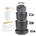 Lightweight Portable Camping Cookware Set for 1-5 People