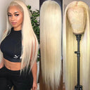 Blonde HD Lace Front Wig - Luxurious Brazilian Hair Style