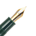 New JinHao X159 Acrylic Fountain Pen Green Gold Metal Clip