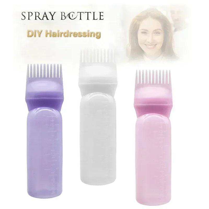 4 Colors Hair Dye Applicator Brush Bottles Dyeing Shampoo Bottle Oil Comb Hair Dye Bottle Applicator Hair Coloring Styling Tool  ourlum.com   