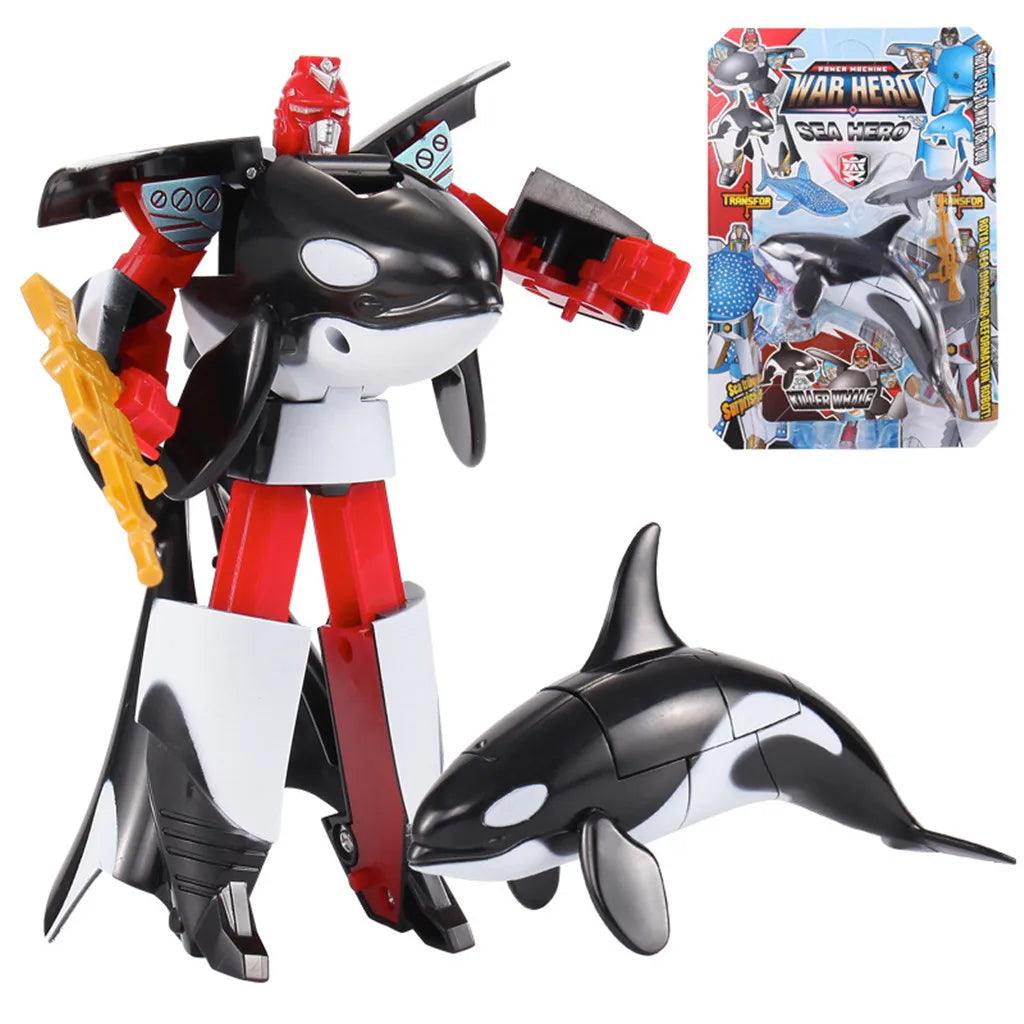 Smart Shark Transformer Robot Toy for Kids: Interactive Anime Figurine & Gift  ourlum.com   