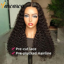 YAWAWE HD Lace Water Wave Wig Remy Brazilian Hair